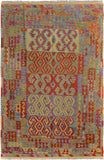 Southwestern Turkish Kilim Jarrod Hand-Woven Wool Rug - 6'5'' x 9'8''