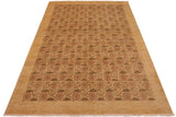 handmade Transitional Kafkaz Chobi Ziegler Beige Brown Hand Knotted RECTANGLE 100% WOOL area rug 9 x 12