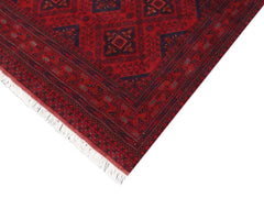 handmade Tribal Biljik Khal Mohammadi Red Blue Hand Knotted RECTANGLE 100% WOOL area rug 5x7