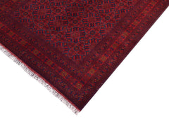 handmade Tribal Biljik Khal Mohammadi Red Blue Hand Knotted RECTANGLE 100% WOOL area rug 6x8