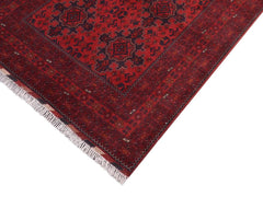 handmade Tribal Biljik Khal Mohammadi Red Blue Hand Knotted RECTANGLE 100% WOOL area rug 5x7