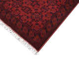 handmade Tribal Biljik Khal Mohammadi Red Blue Hand Knotted RECTANGLE 100% WOOL area rug 3x5