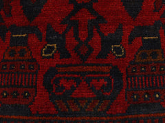 handmade Tribal Biljik Khal Mohammadi Red Blue Hand Knotted RECTANGLE 100% WOOL area rug 3x5