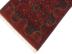 handmade Tribal Biljik Khal Mohammadi Red Blue Hand Knotted RECTANGLE 100% WOOL area rug 3x4