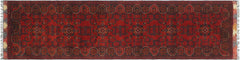 handmade Tribal Biljik Khal Mohammadi Red Blue Hand Knotted RUNNER 100% WOOL Runner 3x9