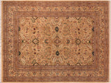 Heritage Ebony Gold/Beige Wool Rug - 10'2'' x 14'7''