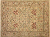 handmade Traditional Design Lt. Gray Lt. Gray Hand Knotted RECTANGLE 100% WOOL area rug 9x12