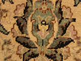 handmade Traditional Design Brown Tan Hand Knotted RECTANGLE 100% WOOL area rug 9x12