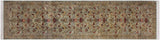 Heritage Letitia Green/Brown Wool Runner - 2'5'' x 10'0''