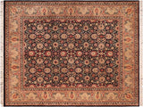 Pak Persian Daniela Black/Tan Wool Rug - 8'1'' x 9'10''