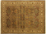 Heritage Santa Brown/Ivory Wool Rug - 9'1'' x 12'0''