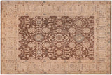 handmade Traditional Kafkaz Chobi Ziegler Lt. Brown Ivory Hand Knotted RECTANGLE 100% WOOL area rug 12 x 14