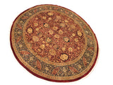 handmade Traditional Kashan Red Blue Hand Knotted ROUND 100% WOOL area rug 12x12