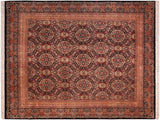 Paracha Pak Persian Marylee Black/Rust Wool Rug - 8'0'' x 10'4''