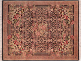 Pak Persian Vernie Black/Tan Wool Rug - 8'1'' x 10'6''