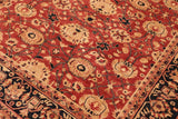 handmade Traditional Kafkaz Chobi Ziegler Rust Blue Hand Knotted RECTANGLE 100% WOOL area rug 6 x 9