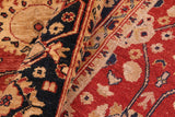 handmade Traditional Kafkaz Chobi Ziegler Rust Blue Hand Knotted RECTANGLE 100% WOOL area rug 6 x 9