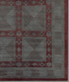 A03357, 7 9"x 911",Over Dyed                     ,8x10,Silver,LT. GRAY,Hand-knotted                  ,Pakistan   ,100% Wool  ,Rectangle  ,652671153976