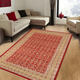 handmade Transitional Kafkaz Chobi Ziegler Red Green Hand Knotted RECTANGLE 100% WOOL area rug 10 x 14