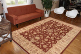 handmade Traditional Kafkaz Chobi Ziegler Brown Tan Hand Knotted RECTANGLE 100% WOOL area rug 10 x 14