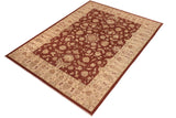 handmade Traditional Kafkaz Chobi Ziegler Brown Tan Hand Knotted RECTANGLE 100% WOOL area rug 10 x 14