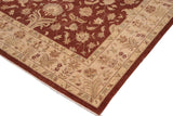 handmade Traditional Kafkaz Chobi Ziegler Brown Tan Hand Knotted RECTANGLE 100% WOOL area rug 10 x 14