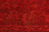 A05196, 9 3"x1111",Over Dyed                     ,9x12,Red,ROSE,Hand-knotted                  ,Pakistan   ,100% Wool  ,Rectangle  ,652671195808