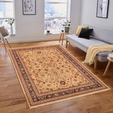 handmade Traditional Kafkaz Chobi Ziegler Beige Blue Hand Knotted RECTANGLE 100% WOOL area rug 9 x 12