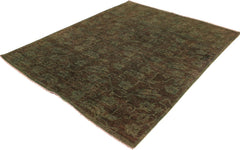 A08136, 510"x 7 3",Over Dyed  ,6x7,Green,GREEN,Hand-knotted                  ,Pakistan   ,100% Wool  ,Rectangle  ,652671171420