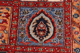 handmade Transitional Kafkaz Chobi Ziegler Red Blue Hand Knotted RECTANGLE 100% WOOL area rug 8 x 9