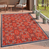 handmade Transitional Kafkaz Chobi Ziegler Rust Blue Hand Knotted RECTANGLE 100% WOOL area rug 8 x 10