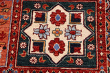 handmade Transitional Kafkaz Chobi Ziegler Rust Blue Hand Knotted RECTANGLE 100% WOOL area rug 9 x 12