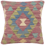 Tribal Medina Turkish Hand-Woven Kilim Pillow - 16