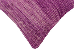 handmade Modern Pillow Purple Beige Hand-Woven SQUARE 100% WOOL  Hand woven turkish pillow  2 x 2