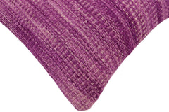 handmade Modern Pillow Purple Beige Hand-Woven SQUARE 100% WOOL  Hand woven turkish pillow  2 x 2